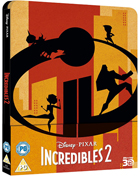 Incredibles 2: Limited Edition (Blu-ray 3D-UK/Blu-ray-UK)(SteelBook)