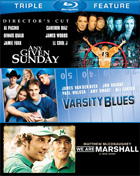Football: Triple Feature (Blu-ray): Varsity Blues / Any Given Sunday / We Are Marshall