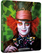 Alice In Wonderland (2010): Limited Edition (Blu-ray 3D-UK/Blu-ray-UK)(SteelBook)