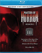 Masters Of Horror Series 1 Volume 3 (Blu-ray)