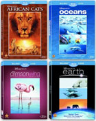 Disneynature Four-Movie Collection (African Cats / Oceans / Earth / Crimson Wings (Blu-ray/DVD)