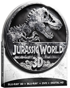 Jurassic World 3D: Limited Edition Round Tin (Blu-ray 3D/Blu-ray/DVD)(SteelBook)