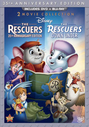 Rescuers: 35th Anniversary Edition (DVD/Blu-ray)(DVD Case): The Rescuers / The Rescuers Down Under