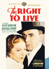 Right To Live: Warner Archive Collection