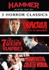 3 Film Hammer Horror Set: Dracula Prince Of Darkness / The Legend Of 7 Golden Vampires / Frankenstein Created Woman