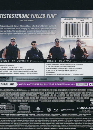 Expendables 3: Unrated Edition (4K Ultra HD/Blu-ray)