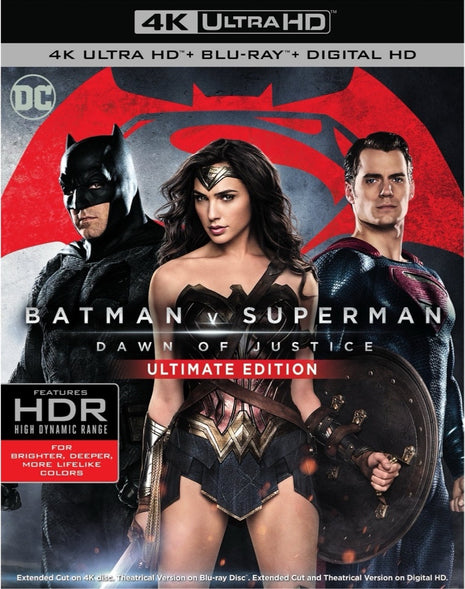 Batman v Superman: Dawn Of Justice: Ultimate Edition (4K Ultra HD/Blu-ray)
