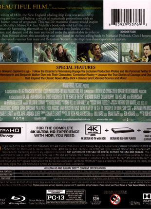 In The Heart Of The Sea (4K Ultra HD/Blu-ray)