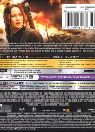 Hunger Games: Mockingjay Part 1 (4K Ultra HD/Blu-ray)