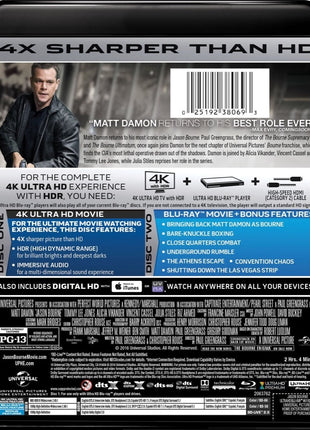 Jason Bourne (4K Ultra HD/Blu-ray)