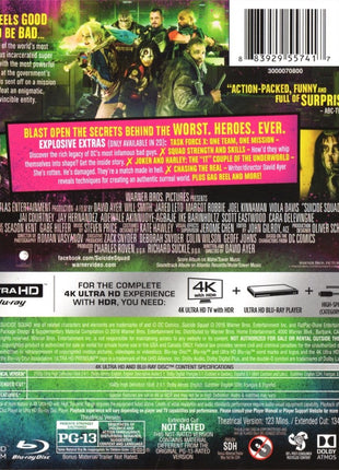 Suicide Squad: Extended Cut (4K Ultra HD/Blu-ray)