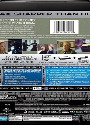 Bourne Supremacy (4K Ultra HD/Blu-ray)
