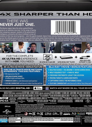 Bourne Legacy (4K Ultra HD/Blu-ray)