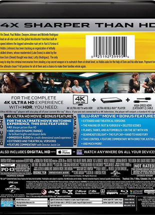 Fast & Furious 6: Extended Edition (4K Ultra HD/Blu-ray)