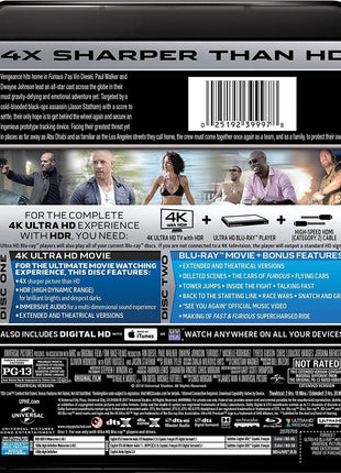 Furious 7: Extended Edition (4K Ultra HD/Blu-ray)
