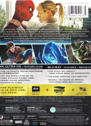 Amazing Spider-Man: Limited Edition Collection (4K Ultra HD/Blu-ray)(DigiBook Edition): The Amazing Spider-Man / The Amazing Spider-Man 2