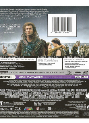 Braveheart (4K Ultra HD/Blu-ray)