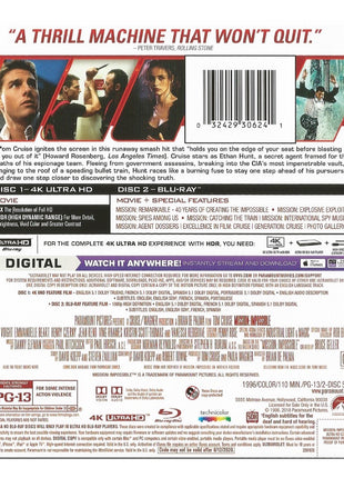 Mission: Impossible (4K Ultra HD/Blu-ray)