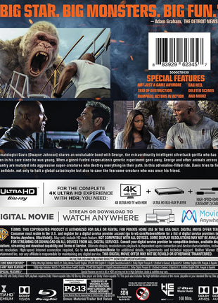 Rampage (2018)(4K Ultra HD/Blu-ray)