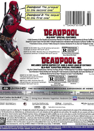 Deadpool: The Complete Collection (For Now) (4K Ultra HD/Blu-ray): Deadpool / Deadpool 2