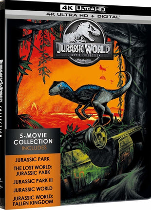 Jurassic World: 5-Movie Collection: Limited Edition (4K Ultra HD)(SteelBook): Jurassic Park / The Lost World: Jurassic Park / Jurassic Park III / Jurassic World / Fallen Kingdom