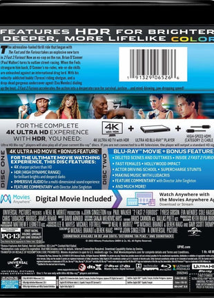 2 Fast 2 Furious (4K Ultra HD/Blu-ray)