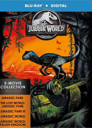 Jurassic World: 5-Movie Collection: Limited Edition (Blu-ray)(SteelBook): Jurassic Park / The Lost World: Jurassic Park / Jurassic Park III / Jurassic World / Fallen Kingdom
