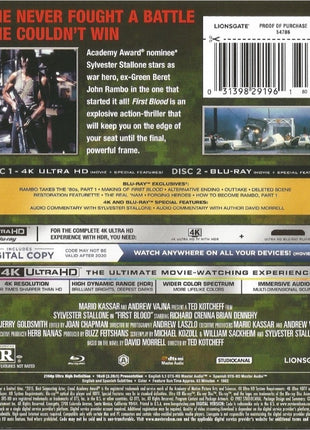 Rambo: First Blood (4K Ultra HD/Blu-ray)