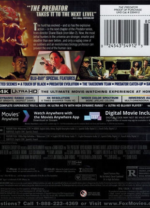 Predator (2018)(4K Ultra HD/Blu-ray)