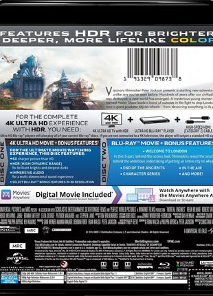 Mortal Engines (4K Ultra HD/Blu-ray)