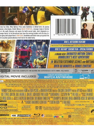 Bumblebee (4K Ultra HD/Blu-ray)