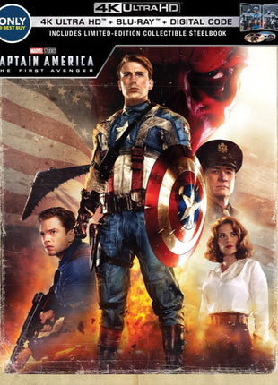 Captain America: The First Avenger: Limited Edition (4K Ultra HD/Blu-ray)(SteelBook)