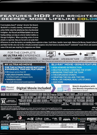 Backdraft (4K Ultra HD/Blu-ray)