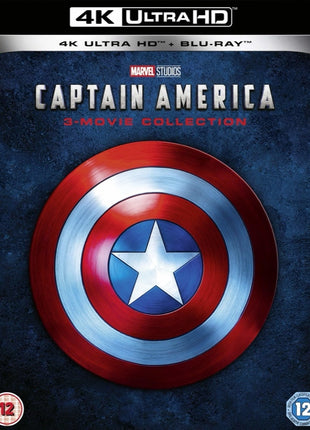 Captain America: 3-Movie Collection (4K Ultra HD-UK/Blu-ray-UK): Captain America: The First Avenger / Captain America: The Winter Soldier / Captain America: Civil War