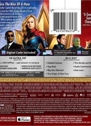 Captain Marvel (4K Ultra HD/Blu-ray)