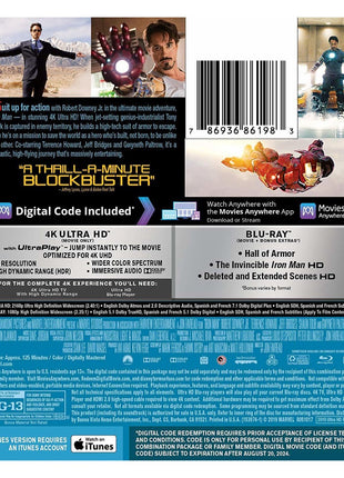 Iron Man (4K Ultra HD/Blu-ray)