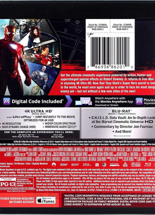 Iron Man 2 (4K Ultra HD/Blu-ray)