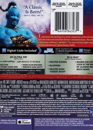 Aladdin (2019)(4K Ultra HD/Blu-ray)