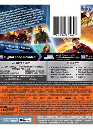 Doctor Strange (2016)(4K Ultra HD/Blu-ray)