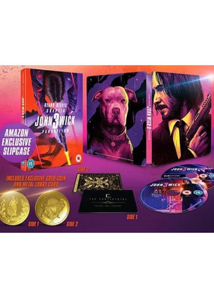 John Wick: Chapter 3 - Parabellum: Limited Edition (4K Ultra HD-UK/Blu-ray-UK)(SteelBook w/Gold Coin)
