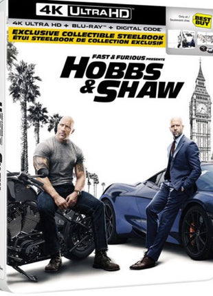 Fast & Furious Presents: Hobbs & Shaw: Limited Edition (4K Ultra HD/Blu-ray)(SteelBook)