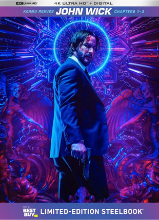 John Wick: Chapters 1-3: Limited Edition (4K Ultra HD)(SteelBook): John Wick / John Wick: Chapter 2 / John Wick: Chapter 3 - Parabellum