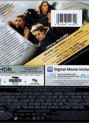 Charlie's Angels (2019)(4K Ultra HD/Blu-ray)