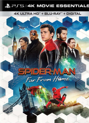 Spider-Man: Far From Home: PS5 4K Movie Essentials (4K Ultra HD/Blu-ray)(w/Exclusive Slipcover)
