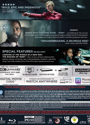 Tenet (4K Ultra HD/Blu-ray)