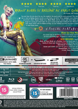Birds Of Prey (And The Fantabulous Emancipation Of One Harley Quinn): Limited Edition (4K Ultra HD-UK/Blu-ray-UK)(SteelBook)(RePackaged)