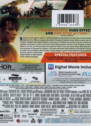 Monster Hunter (4K Ultra HD/Blu-ray)