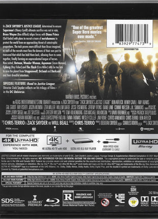 Zack Snyder's Justice League (4K Ultra HD/Blu-ray)