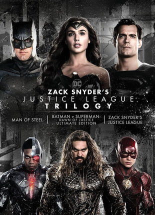 Zack Snyder's Justice League Trilogy (4K Ultra HD/Blu-ray): Man Of Steel / Batman v Superman: Dawn Of Justice / Zack Snyder's Justice League