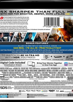 F9: The Fast Saga (4K Ultra HD/Blu-ray)
